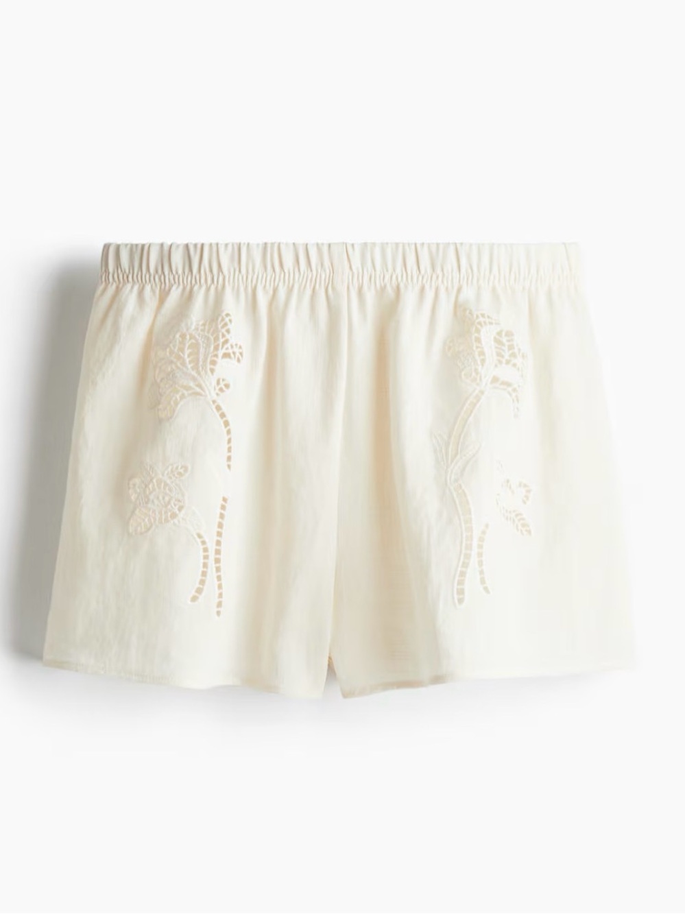 H&M Shorts With Embroidery